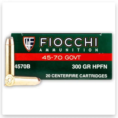 45/70 Government 300gr. Hornady JHP  