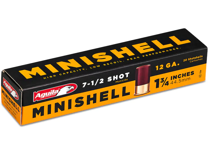 Aguila-Minishell-Ammunition-12-Gauge-1-34″-58-oz-7-12-Shot-