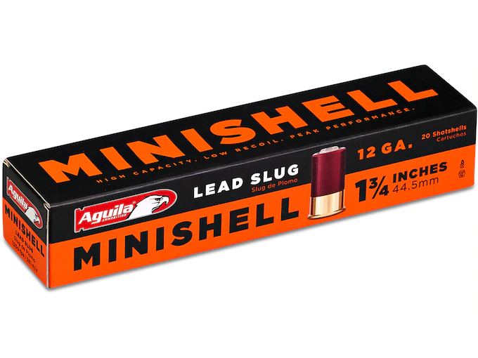 Aguila-Minishell-Ammunition-12-Gauge-1-34″-78-oz-Slug-